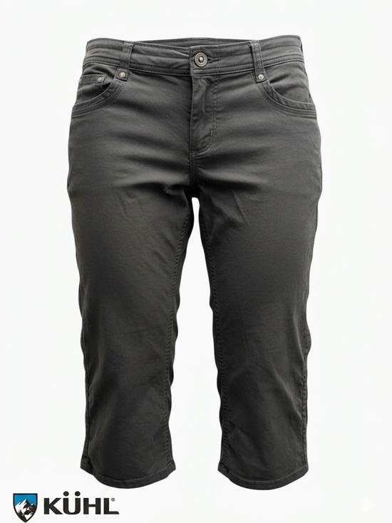 Kuhl Pants - Kuhl Splash Capri Stretch Performance Hiking Trekking Climbing Trail 10 Gray